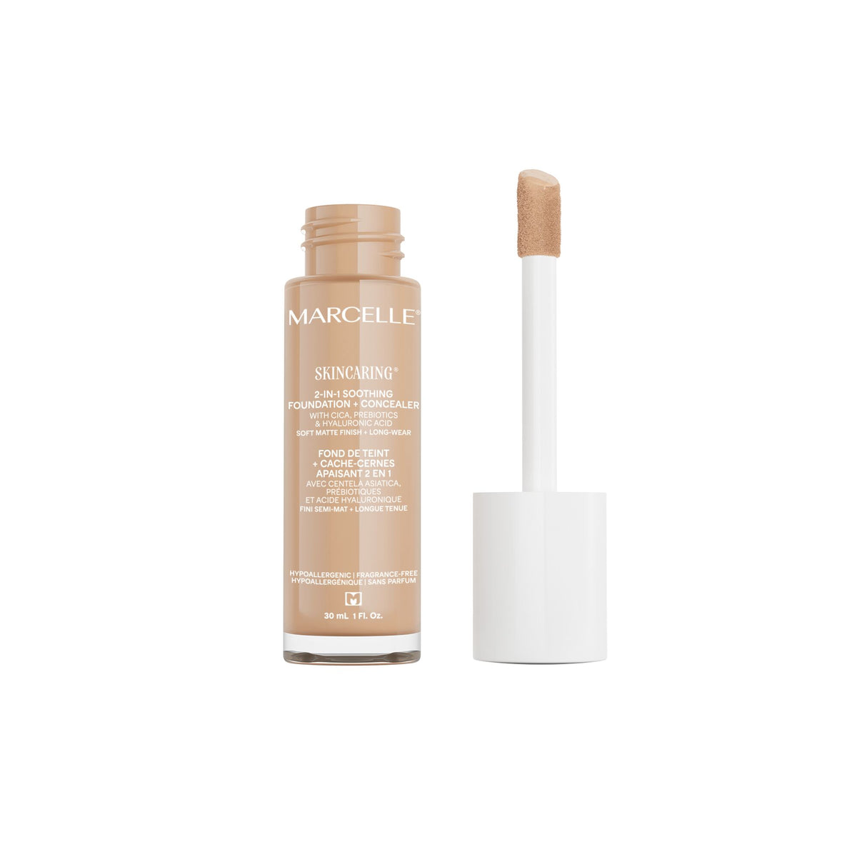 Skincaring Fond de teint + cache-cernes apaisant 2 en 1
