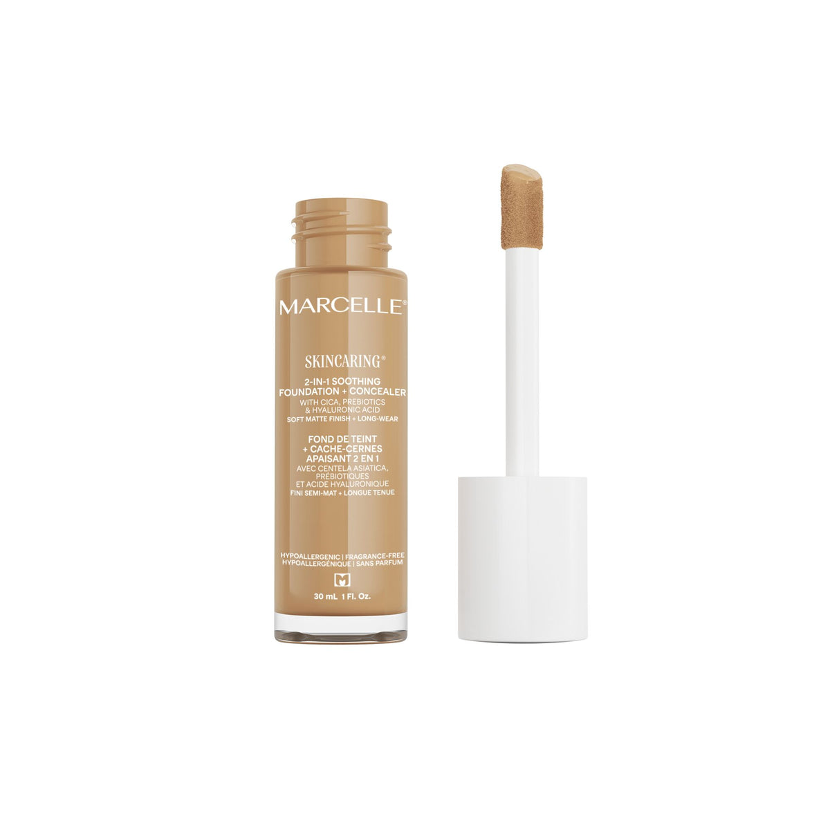 Skincaring Fond de teint + cache-cernes apaisant 2 en 1
