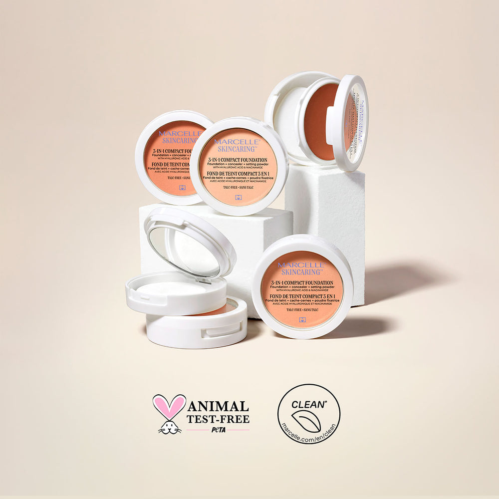 Fond de teint compact 3 en 1 Skincaring