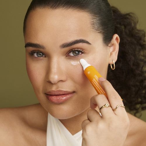 Crème contour des yeux - Éclaircissante et lissante vitamine C + peptide