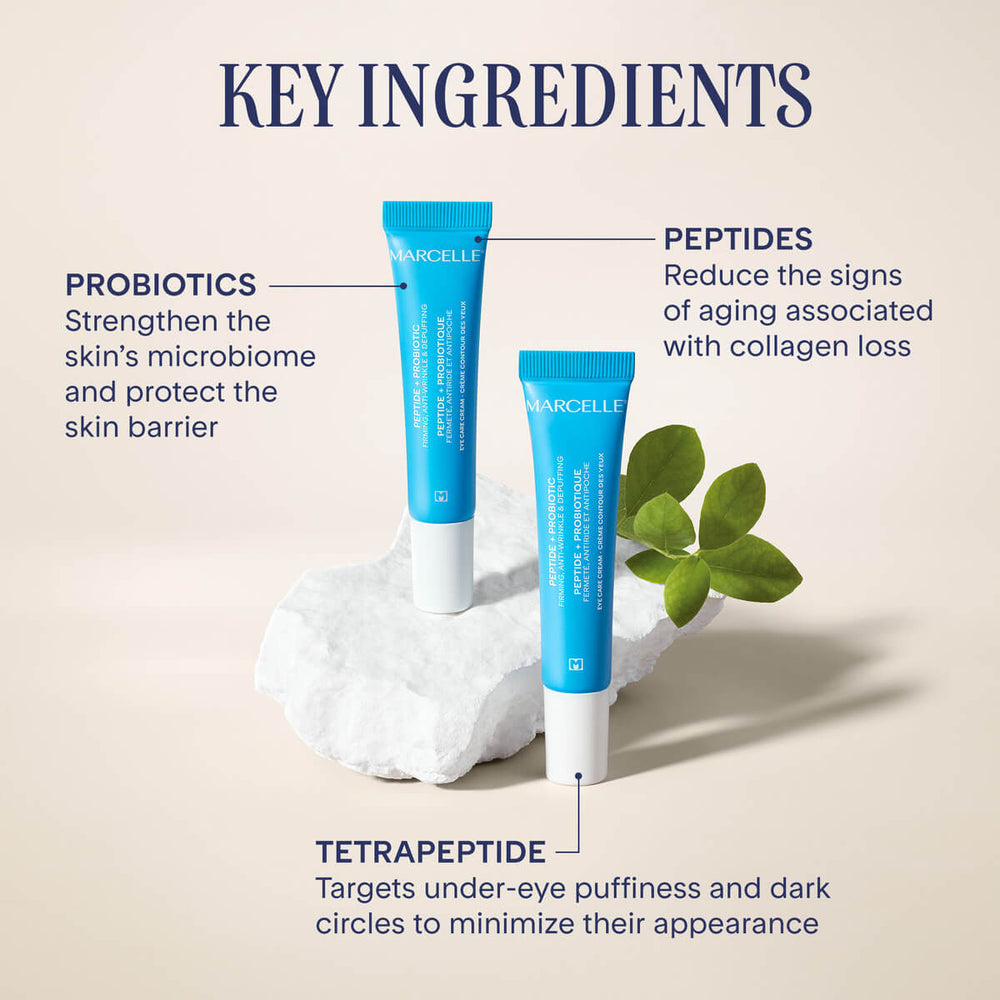 Peptide + Probiotic Firming, Anti-Wrinkle & Depuffing Eye Care Cream