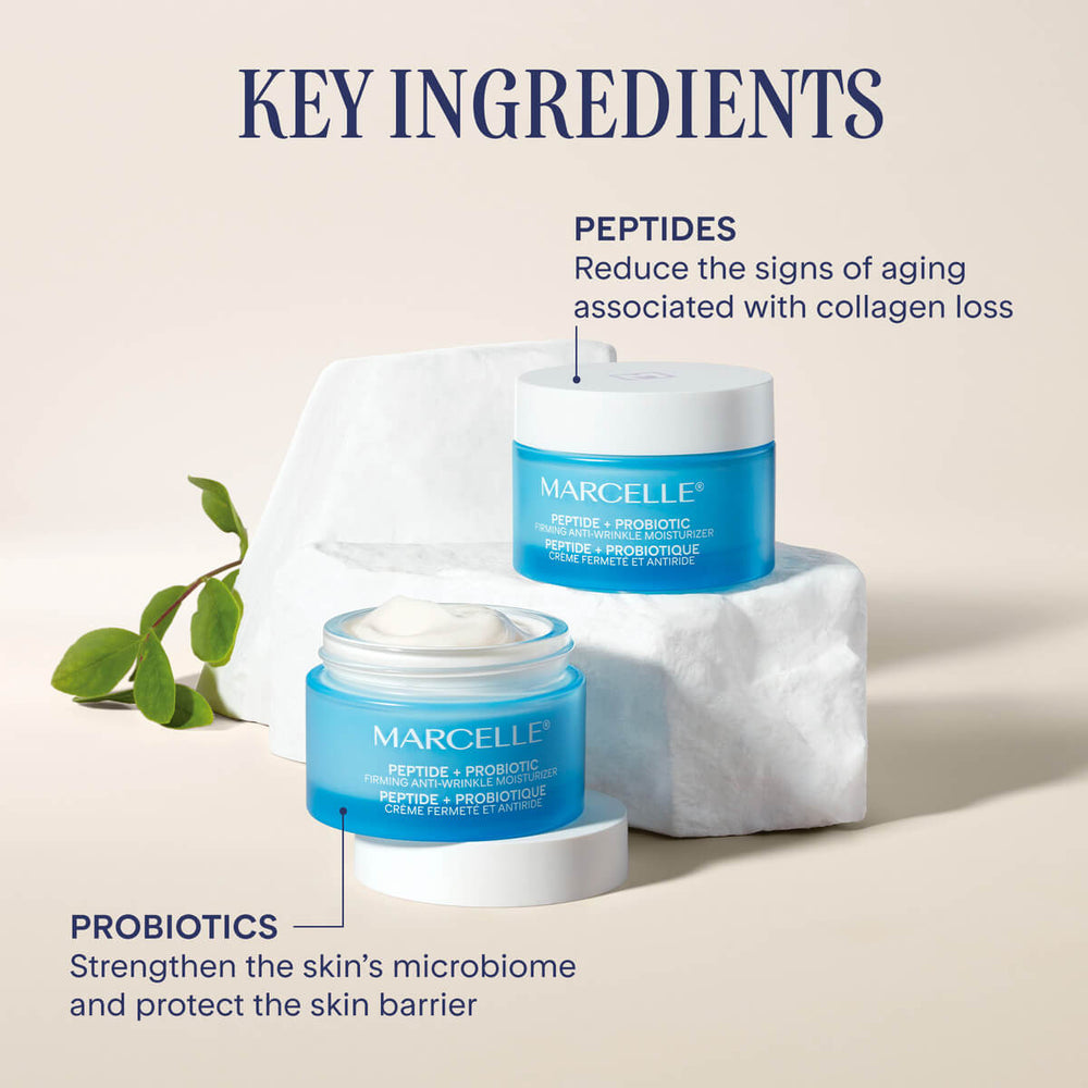 Peptide + Probiotique crème fermeté et antiride