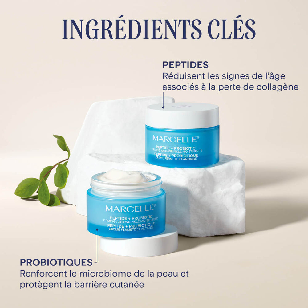 Peptide + Probiotique crème fermeté et antiride