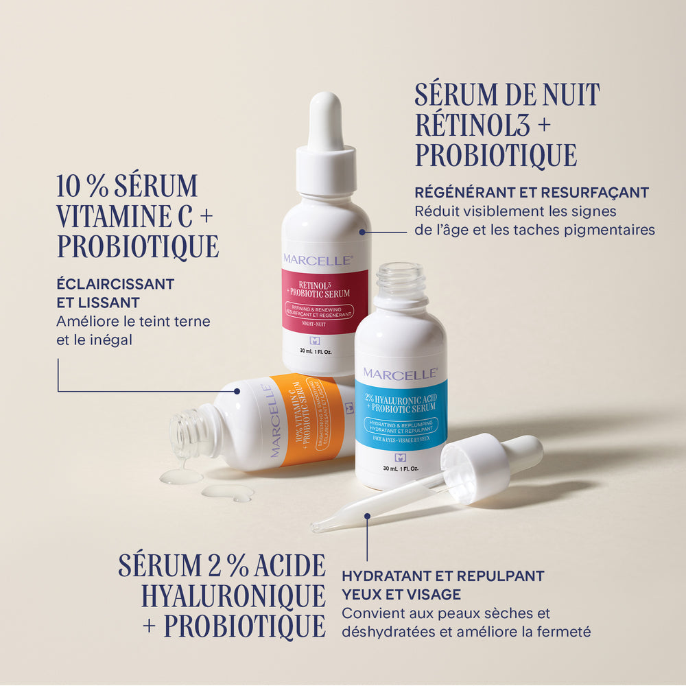 Sérum 10% vitamine C + probiotiques - 30mL