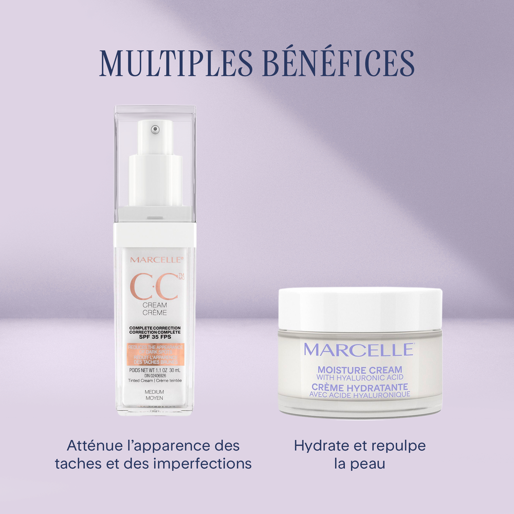 Duo CC Crème FPS 35 + Crème hydratante