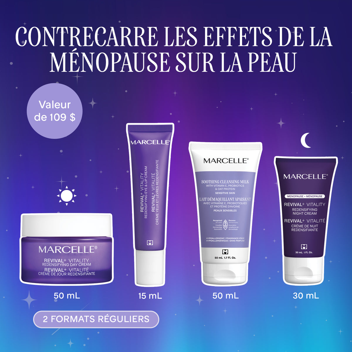 Revival+ Vitalité Routine d'éclat redensifiante