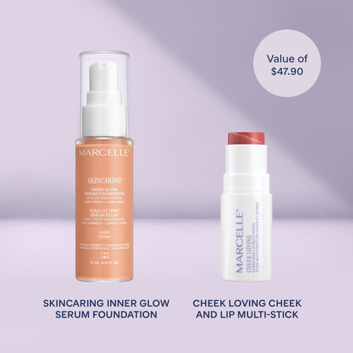 Bundle Skincaring Inner Glow Serum Foundation + Cheek Loving Cheek and Lip Multi-Stick