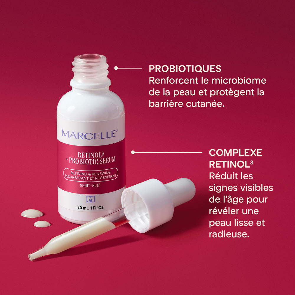 Sérum de nuit retinol³ + probiotique 30 ML
