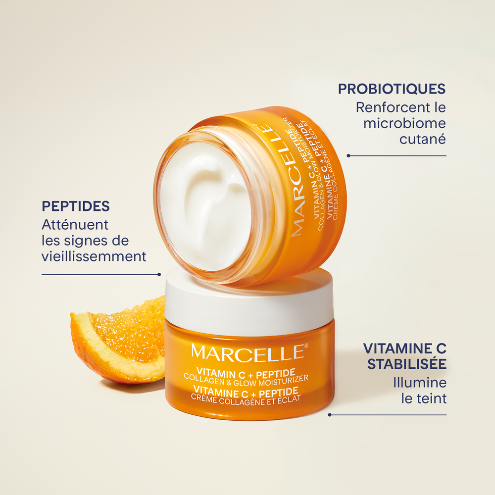 Crème collagène et éclat vitamine C + peptide