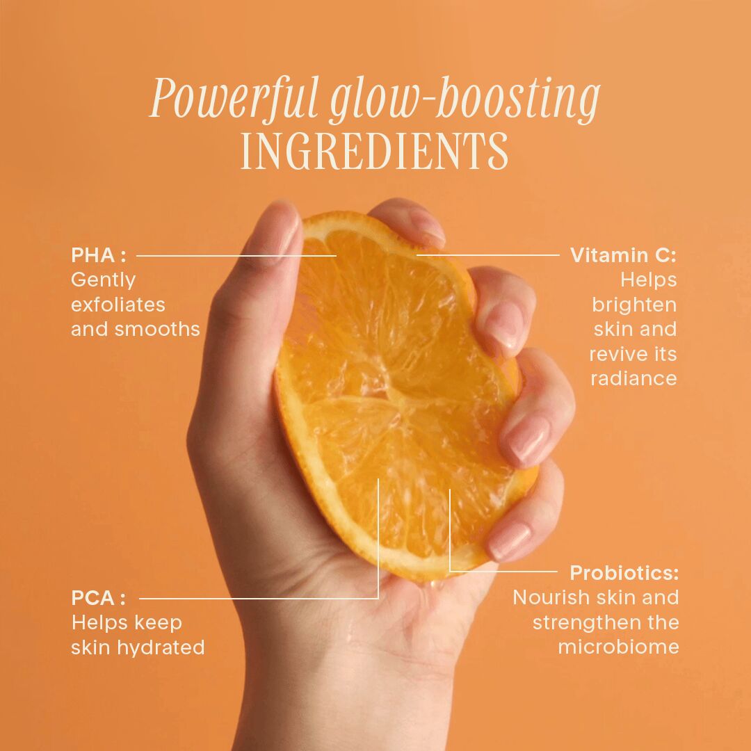 Vitamin C + PHA Brightening Cleanser with Probiotics