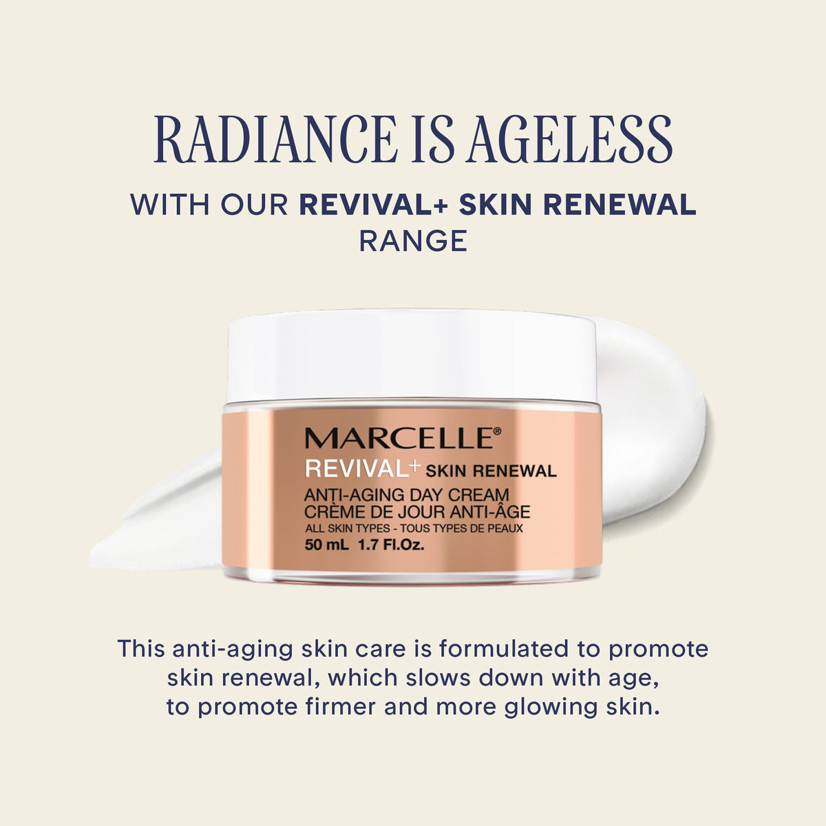 Revival+ Skin Renewal Anti-Aging Day Cream - SPF 15