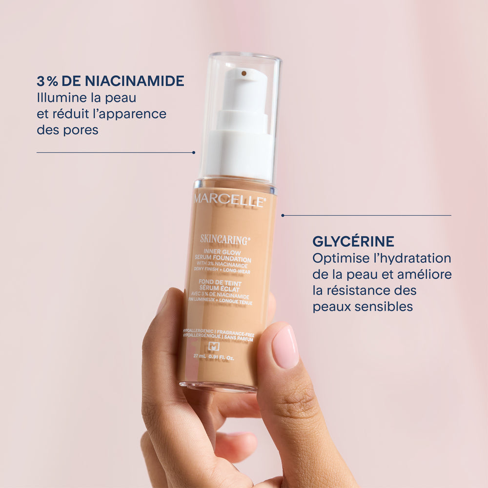 Skincaring Fond de teint sérum éclat