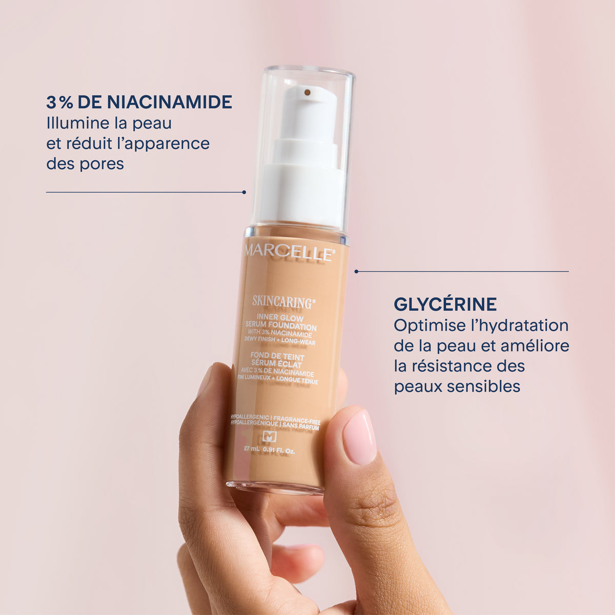 Skincaring Fond de teint sérum éclat