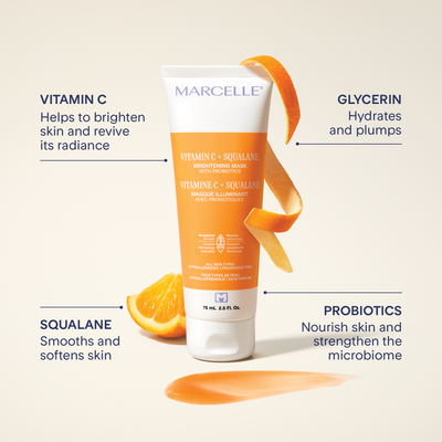 Vitamin C + Squalane Brightening Mask with Probiotics