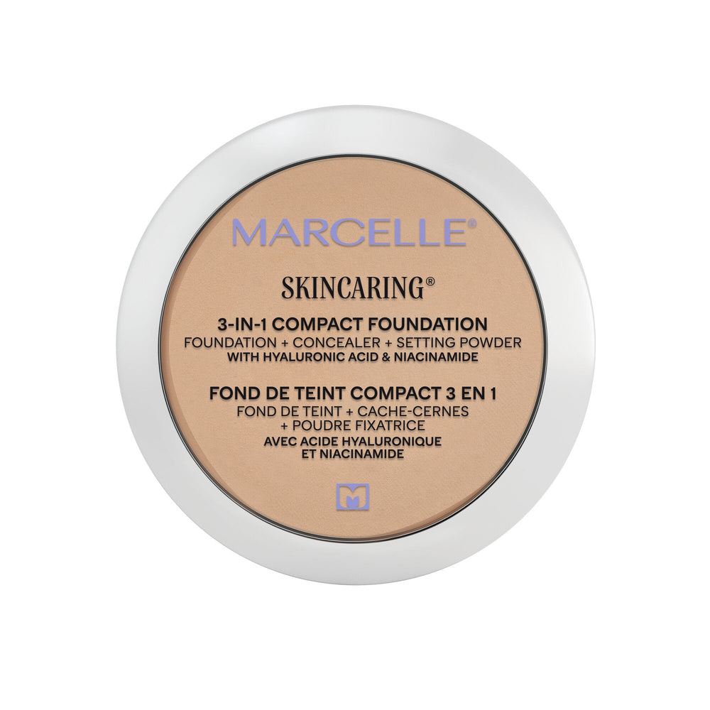 Fond de teint compact 3 en 1 Skincaring