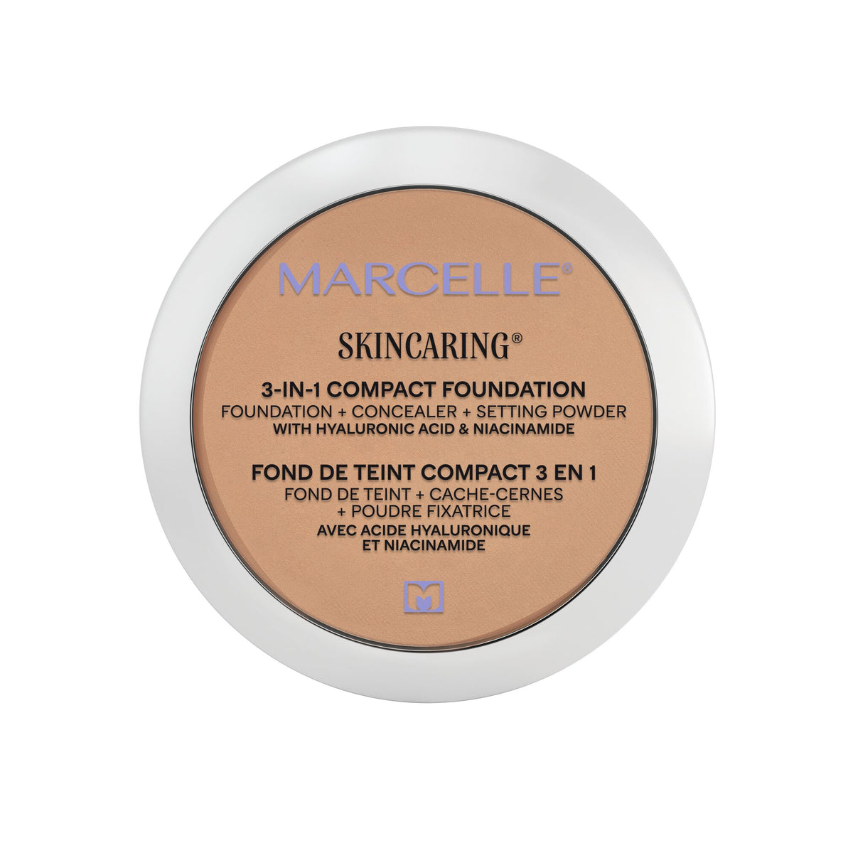 Fond de teint compact 3 en 1 Skincaring