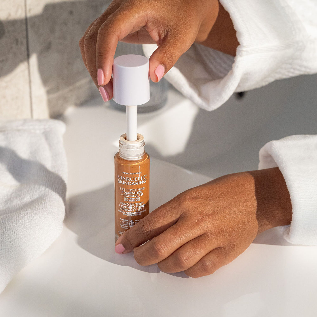 Skincaring Fond de teint sérum éclat