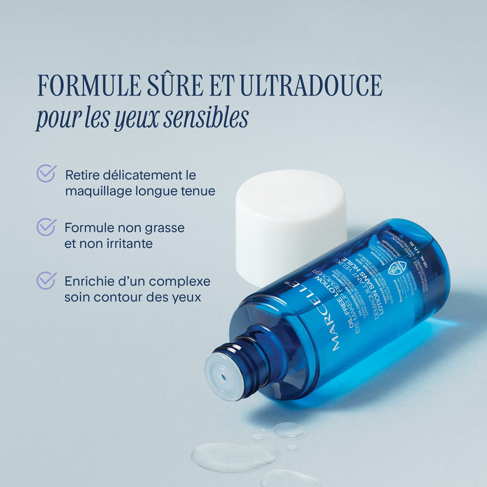 Lotion démaquillante sans huile pour les yeux