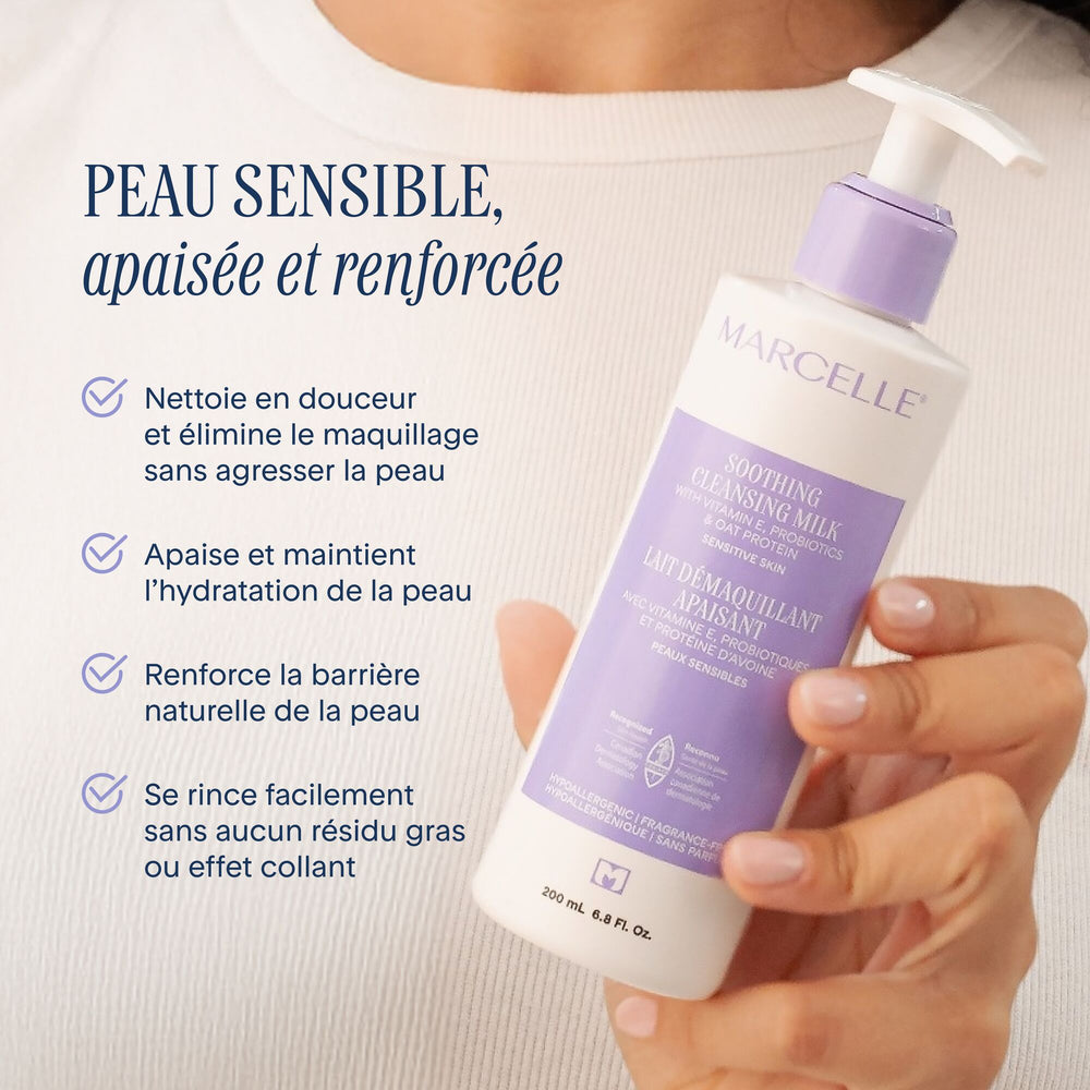 Lait démaquillant apaisant
