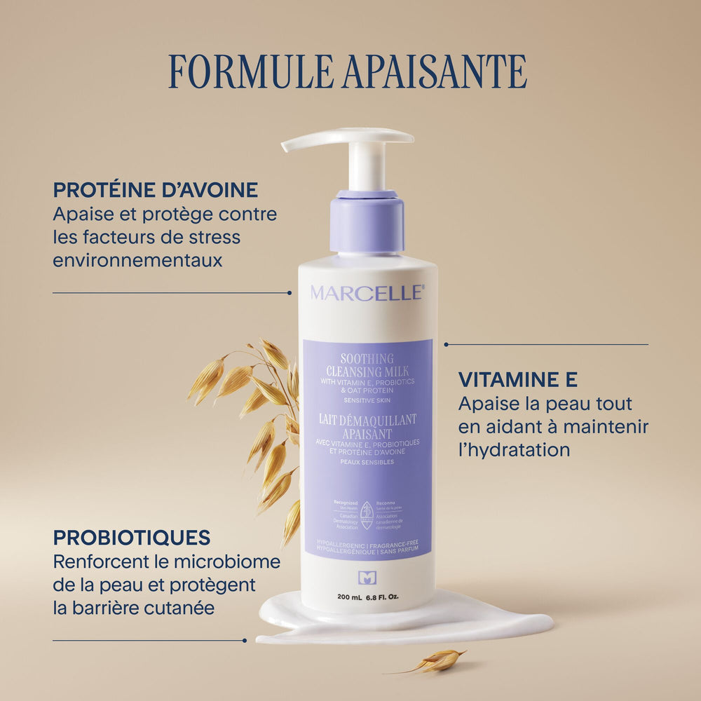 Lait démaquillant apaisant