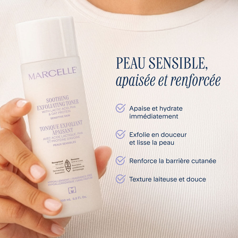 Tonique exfoliant apaisant
