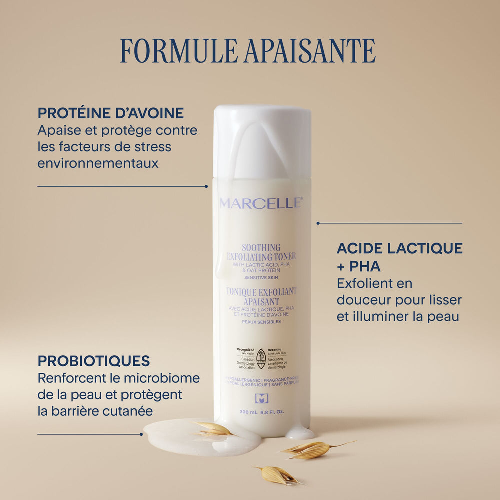 Tonique exfoliant apaisant