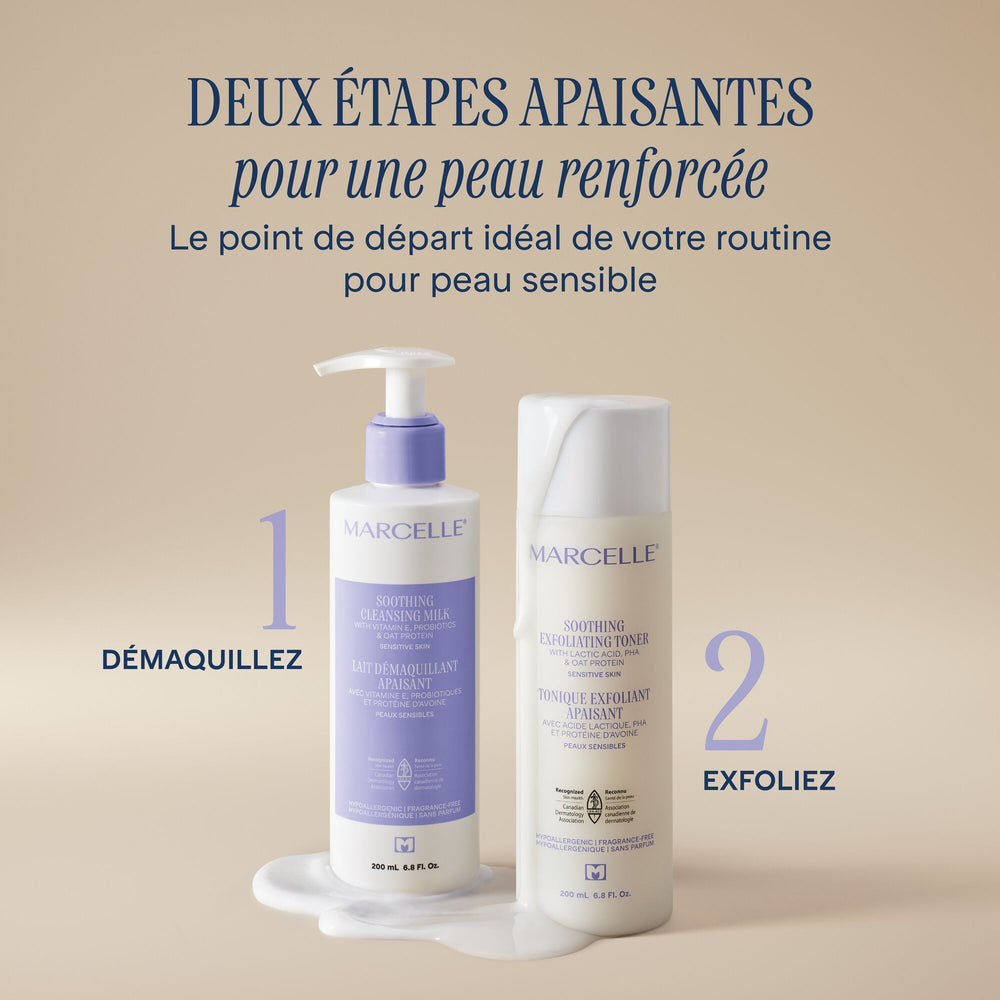 Lait démaquillant apaisant