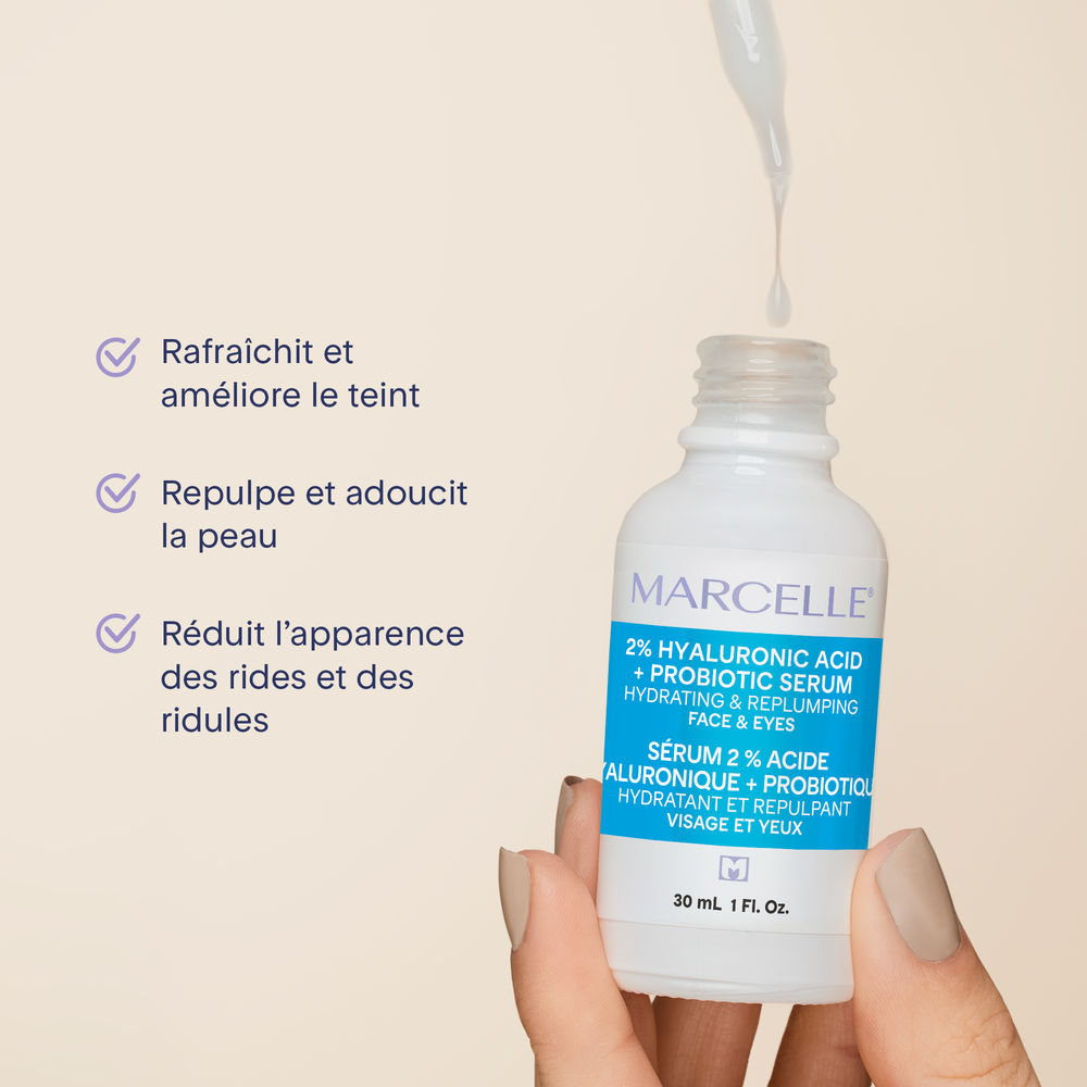 Sérum 2 % acide hyaluronique + probiotique - 30 mL