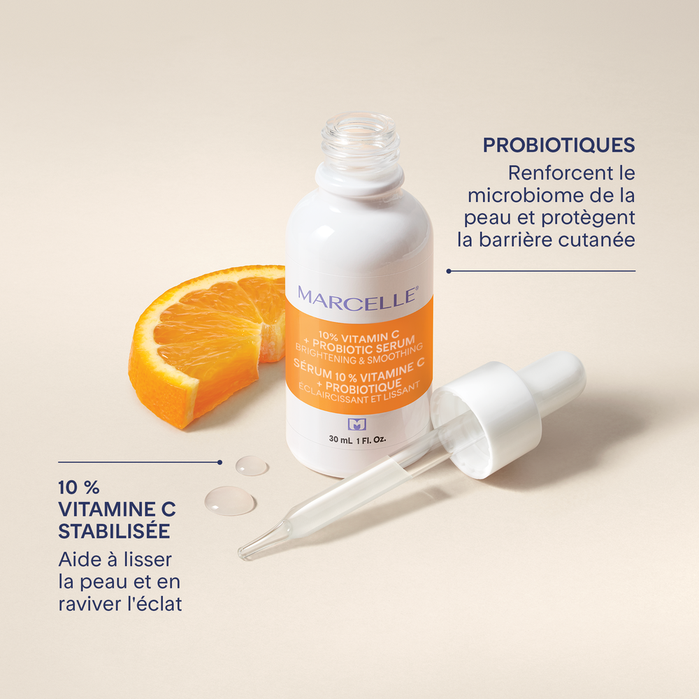 Sérum 10% vitamine C + probiotiques - 30mL