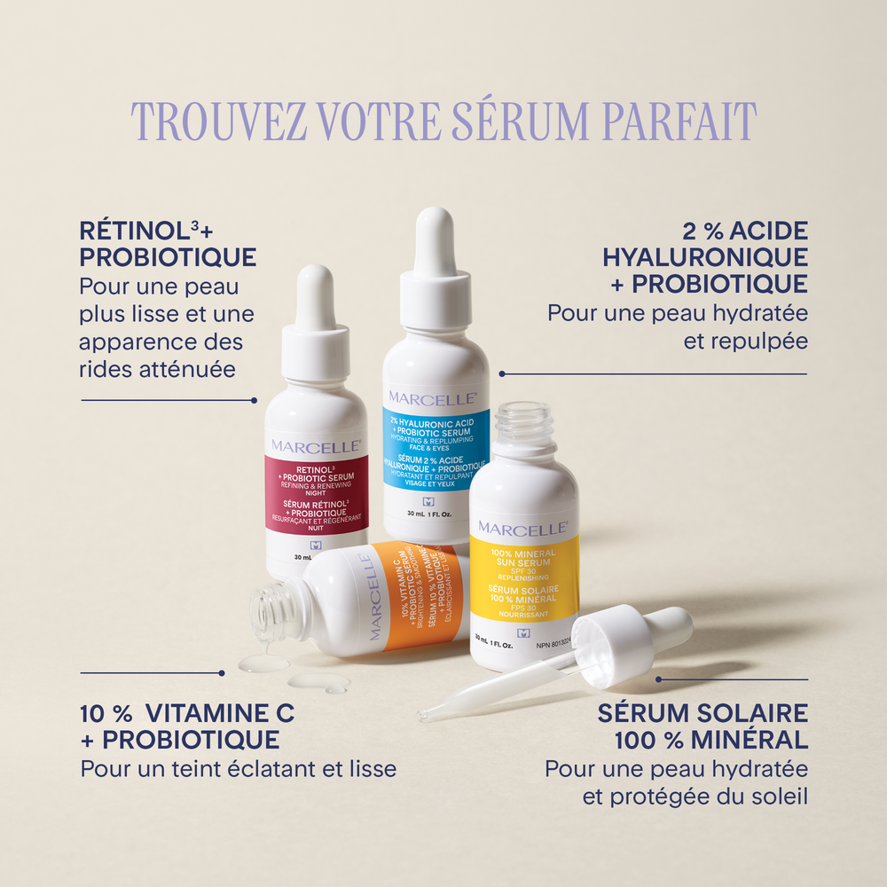 Sérum 2 % acide hyaluronique + probiotique - 30 mL