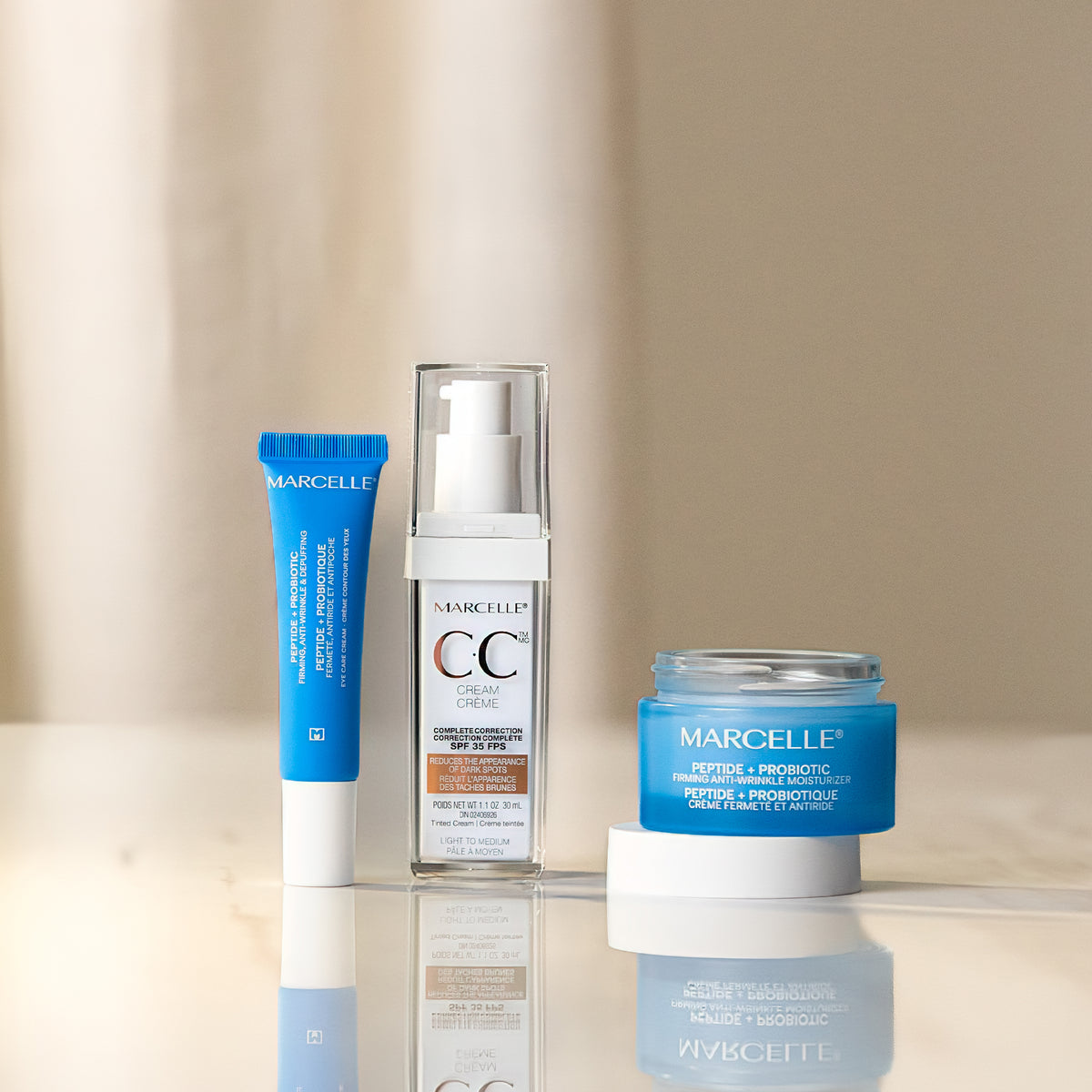 Peptide + Probiotique crème fermeté et antiride