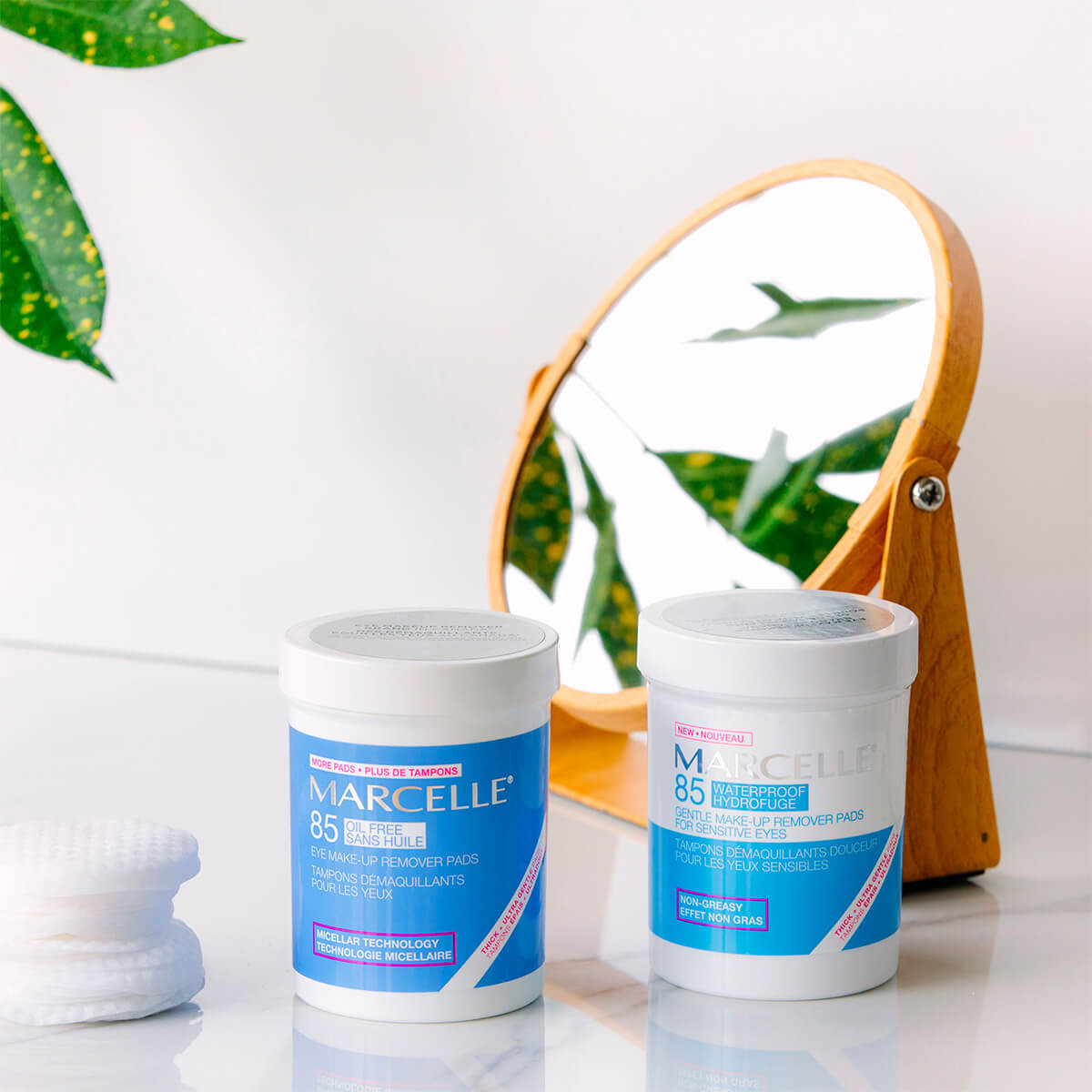 トライアルセット・サンプル Marcelle Oil Free Matte Finish Make-Up Shop Oil-Free Eye Makeup Remover Pads from Marcelle for CA$10.95